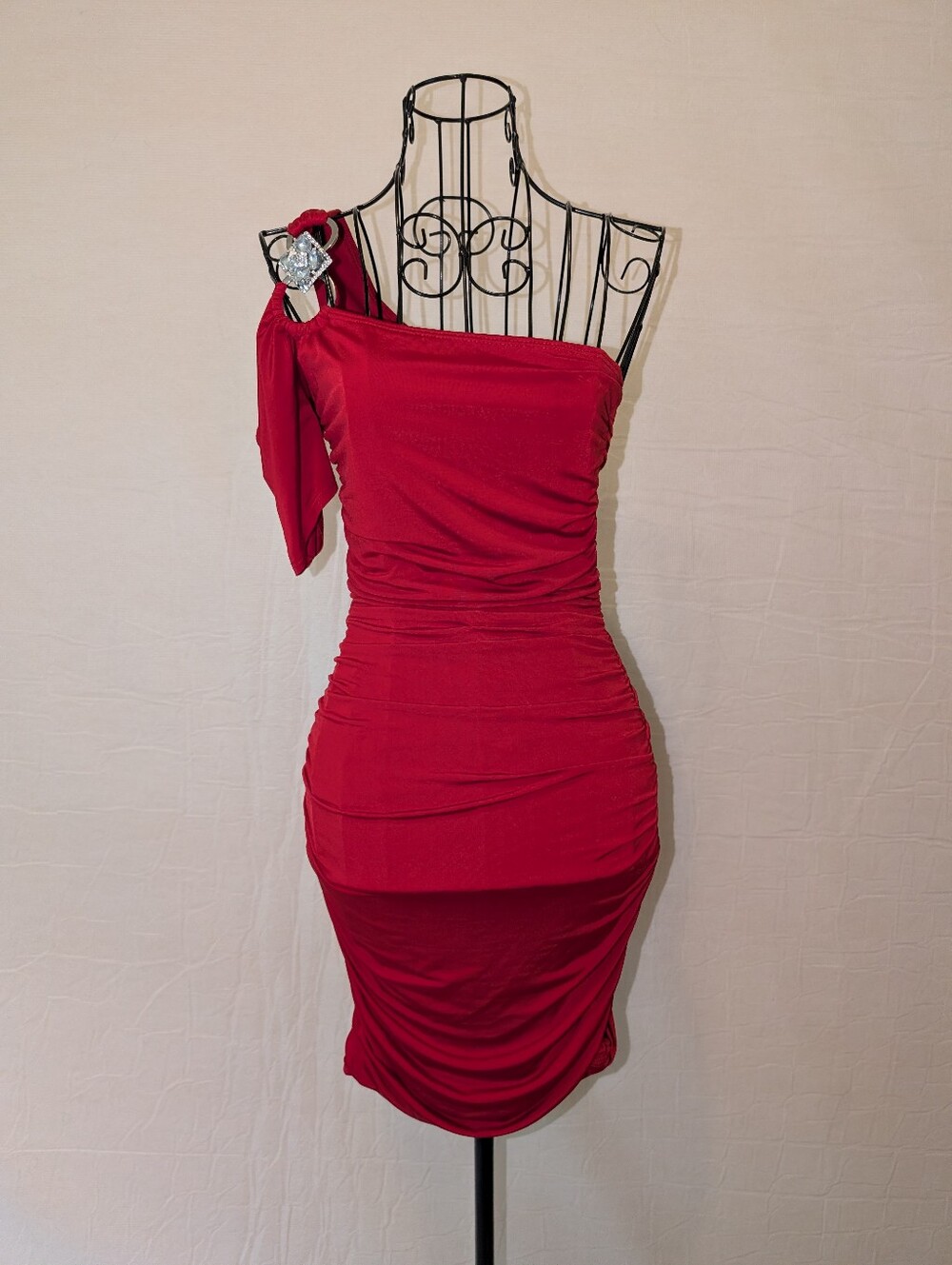 Bright Red Dress